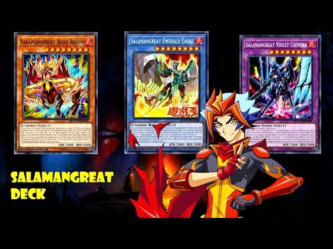 (YGOPRO)Salamangreat deck,Salamangreat Violet Chimera,Theodore Hamilton (Soulburner)Yu-Gi-Oh! VRAINS