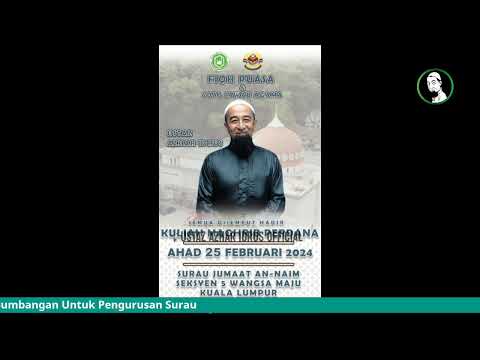 UAI LIVE : 25/02/2024 Kuliyyah Maghrib Perdana & Soal Jawab Agama - Ustaz Azhar Idrus