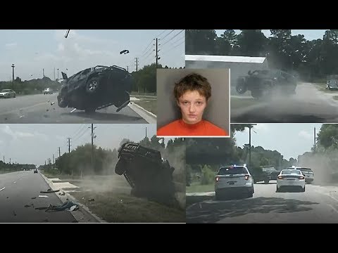 Woman Ejected After Her SUV Rolls Over During Intense Police Chase