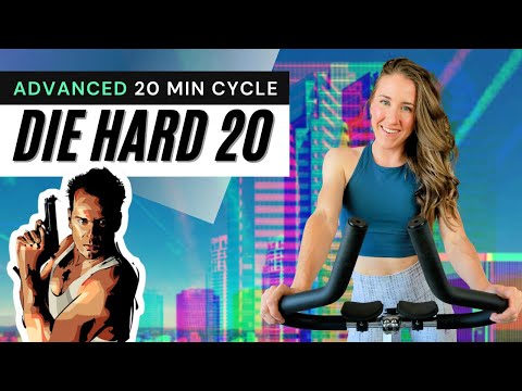 20 MINUTE CYCLING WORKOUT: DIE HARD 20 (HILL TRAINING RIDE / ADVANCED SPIN CLASS)