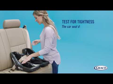 Graco SnugRide 35 Lite/LX - How to Install SnugRide 35 Lite/LX Infant Carseat Using Vehicle Seatbelt