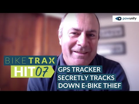 GPS tracker secretly tracks down e-bike thief