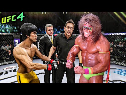 Bruce Lee vs. Ultimate Warrior | Wrestler (EA sports UFC 4)