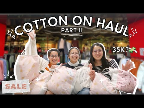 Cotton ON Clothing Haul | Cotton On Brand Outlet Perth | Inabot ng 35k? | Buhay Austrália