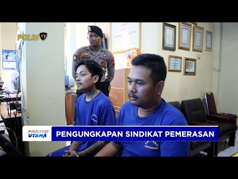 POLRESTA BANYUMAS UNGKAP SINDIKAT PEMERASAN BERMODUS PENJEBAKAN NARKOBA YANG DILAKUKAN 7 TERSANGKA