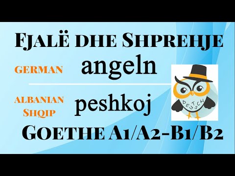 Mëso Gjermanisht I Fjalë dhe Shprehje Gjermanisht-Shqip / Kursi i Gjuhes Gjermane Niveli A1 A2 B1 B2