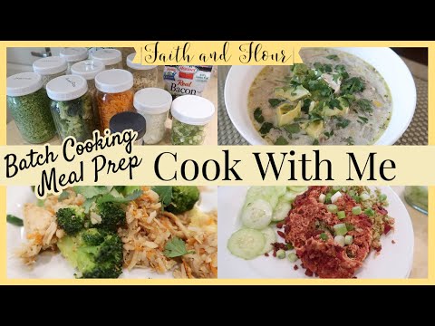 Cook With Me | Meal Prep | Batch Cooking | Cook Once Eat All Week
