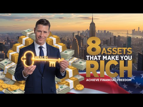8 assets that make people rich and Never Work Again: Financial Freedom and passive Income.