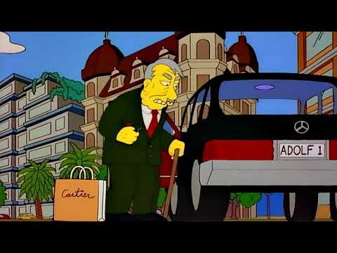 Bart Calls Hitler - The Simpsons