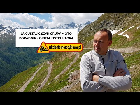 Motocyklem w Alpach. Poradnik cz. 2. Jazda w szyku grupy motocyklistów. Co jest ważne?