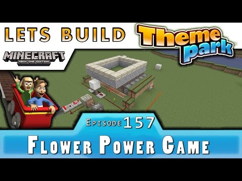 Minecraft :: Lets Build A Theme Park :: Flower Power Game :: E157