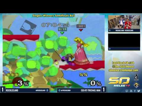 LSSD #34 Singles WSF: RockLeeland vs. SDMTV | Trichael Man - SSBM