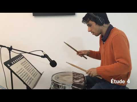 Étude 4 de Mitchell Peters Advanced Snare Drum Studies _ Miguel Padilla