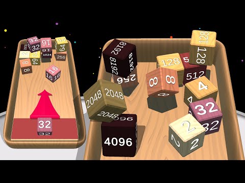 Wooden Cube 2048 Merge 3D - Reach 8192