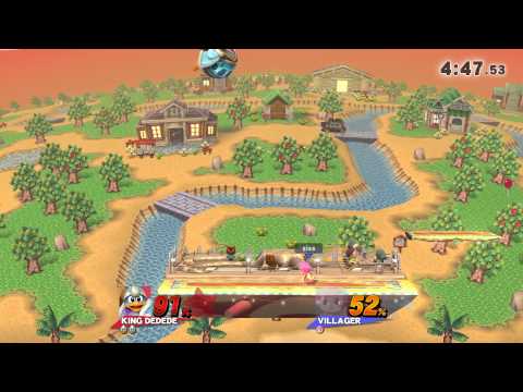Smash4 CK (King Dedede) Vs Sisslor (Villager) Winners Round 1