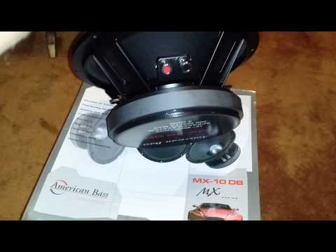 New American Bass mx 10 10 " midrange speaker