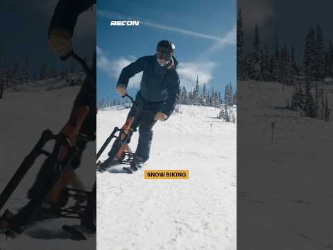 This is a mountain bike for snow…