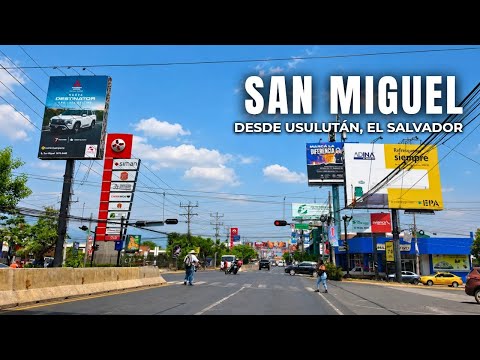 De Usulután a San Miguel | El Salvador 4K Driving Tour