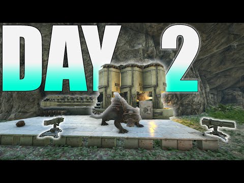 How We Claimed An Insane Modded Valguero Cave Day 2! | Ark PvP
