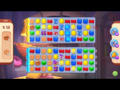 Homescapes level 682 - 18 Moves - No Boosters