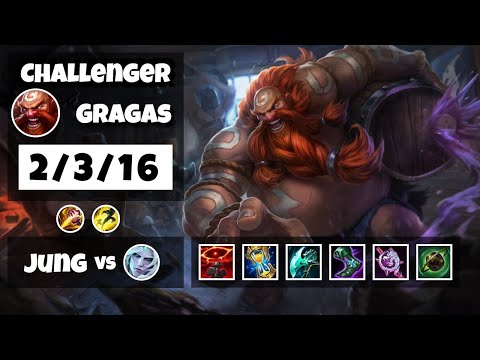Gragas vs Viego EU Challenger JUNGLE (2/3/16) - v11.13