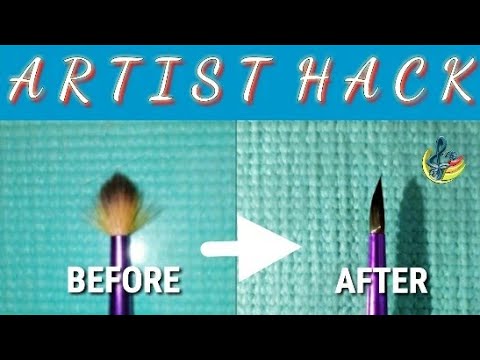 HOW TO FIX DAMAGE PAINT BRUSH - PADS FG | ARTIST HACK