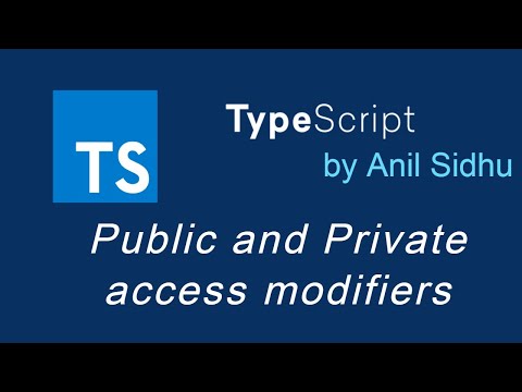Learn Typescript tutorial 27 Public and Private access modifiers - Mind ...