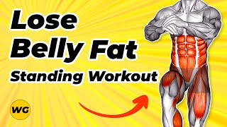 10 MIN Standing Abs Workout For Men (Lose Belly Fat And Get 6 Pack At Home)