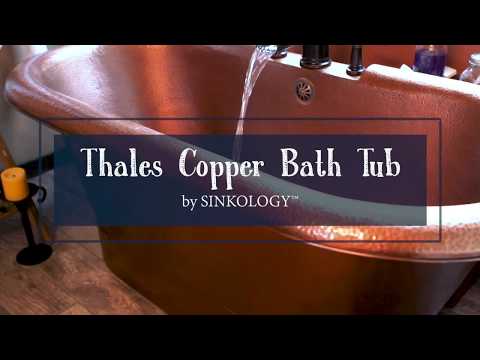How to Install a Freestanding Copper Bathtub - The Thales from Sinkology