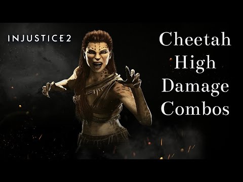 Injustice 2 - Cheetah INSANE Damage Combos