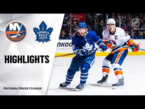 NHL Highlights | Islanders @ Maple Leafs 1/4/20
