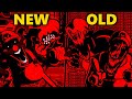 FNF Mario's Madness V2 - PARANOIA NEW VS. OLD (Comparison)