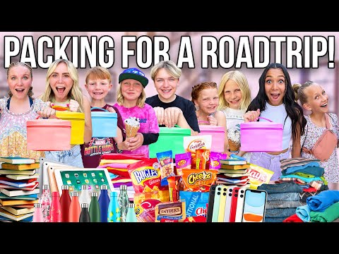 PACKING for 12 KiDS! ROAD TRiP EDITiON! | *What not to do!*