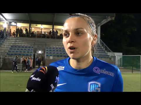Interview met Riete Loos na de wedstrijd KRC Genk Ladies vs Standard de Liège