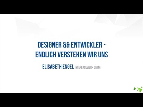 Karlsruher Entwicklertag 2019 "Designer && Entwickler-endlich verstehen wir uns"