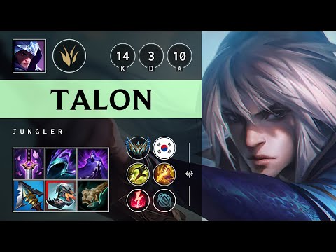 Talon Jungle vs Sylas - KR Challenger Patch 25.16