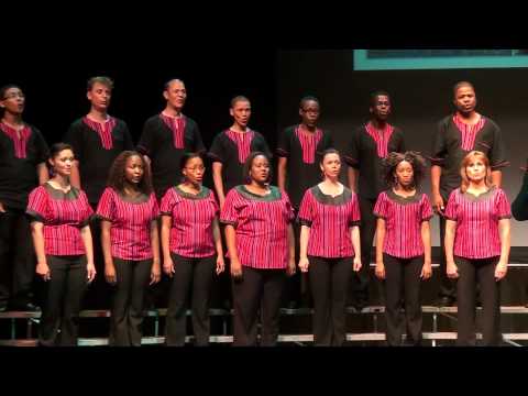 Voices of Namibia sing Alleluja by Romuald Twardowski in Fairfield, IA, US Tour 2012