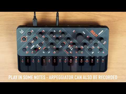 Modal Electronics SKULPT synthesiser Sequencer Demo