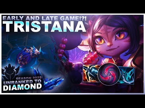TRISTANA IS BOTH EARLY GAME AND LATE GAME? - Unranked to Diamond | League of Legends