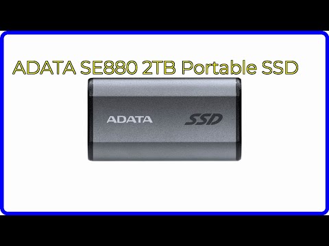 REVIEW (2025): ADATA SE880 2TB Portable SSD. ESSENTIAL details.