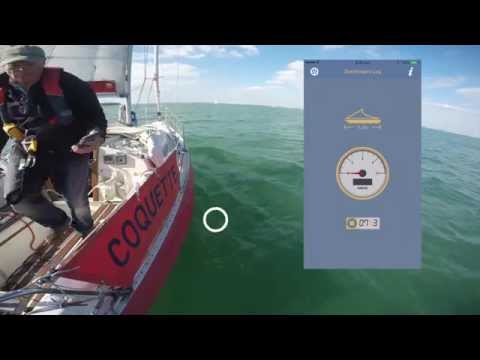 How to use an app to measure boat speed through the water