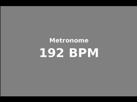 metronome 192 bpm