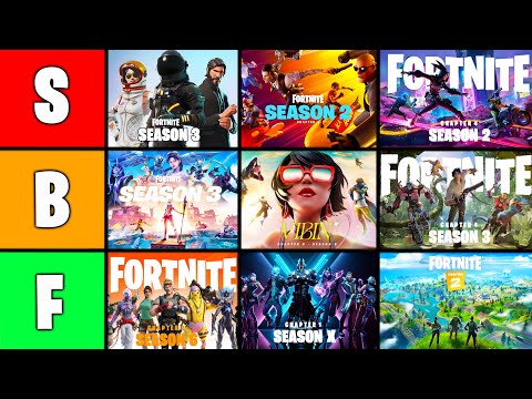 THE ULTIMATE FORTNITE SEASON TIER LIST!!!!!!!!!! 🔥