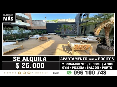Video de YouTube - Apartamento Alquiler Pocitos Montevideo iMas.uy RG *
