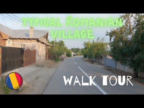 [4K] Rural romanian village Robanestii de Sus full walk tour