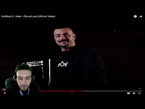 BozeTurk Reacting to (Defkhan ft. Velet - Öte yol yok) Türkçe music reaction