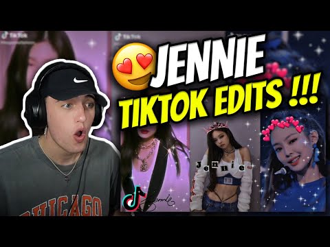 South African Reacts TO BLACKPINK JENNIE TIKTOK EDITS !!! (THIS 😍)