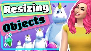 bigger sims objects smaller tutorial