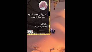 أ.د. علي الشبل | تضرعك إلى الله ودعائك إياه هي جمارة العبادة image