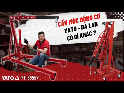 Кран подкатной YATO гидравлический, 2 т, высота 157 см, YT-55557 Кран подкатной YATO гидравлический, 2 т, высота 157 см, YT-55557